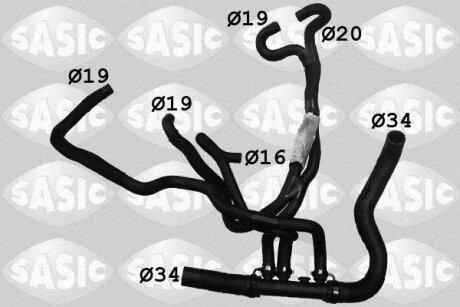 - Патрубок SASIC 3404111