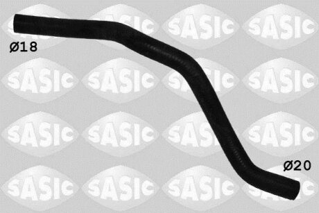 Патрубок радиатора RENAULT LOGAN/DUSTER 06- 1.6 SASIC 3404166