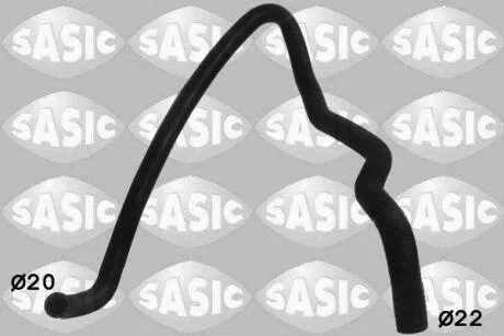 Шланг гумовий сист. охолоджен. SASIC 3406144