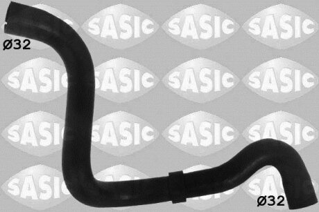 Патрубок FORD FOCUS 2 04- 1.4/1.6 сист.охл. от соед. трубки к радиатору SASIC 3406150