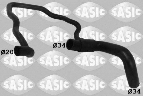 Шланг гумовий сист. охолоджен. SASIC 3406211