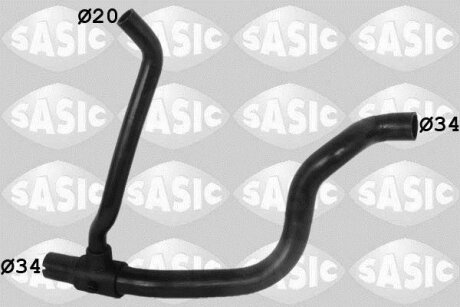 Шланг гумовий сист. охолоджен. SASIC 3406295