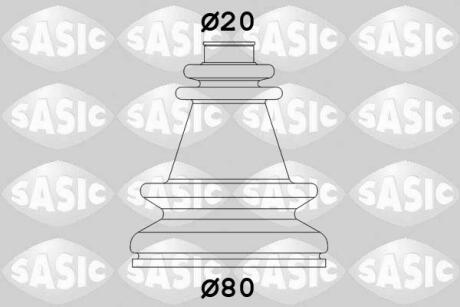 Ремонтний комплект пильника шруса з елементами монтажу SASIC 4003406