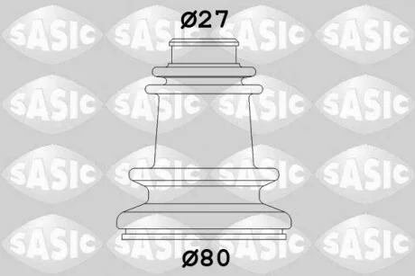 Ремонтний комплект пильника шруса з елементами монтажу SASIC 4003409