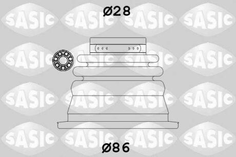 Пыльник (28mm внутр. 115mm наруж.) левый внутр. с подш. Renault SASIC 4003464