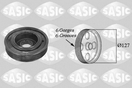 - Шків колінвалу SASIC 5150K60