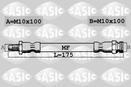- Гальмівний шланг SASIC 6600021