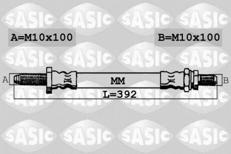- Гальмівний шланг SASIC 6606001