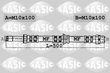 - Гальмівний шланг SASIC 6606068