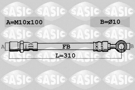 - Гальмівний шланг SASIC 6606109