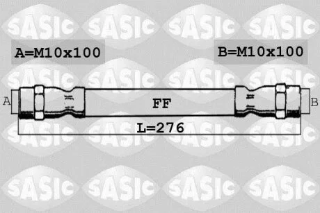 - Гальмівний шланг SASIC 6606145