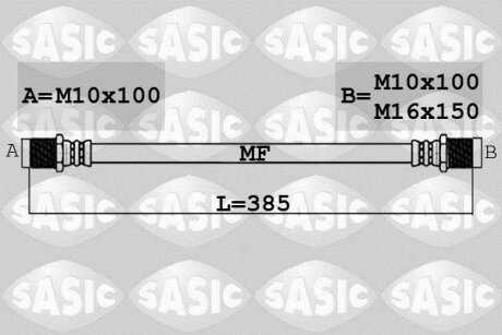 - Гальмівний шланг SASIC 6606233