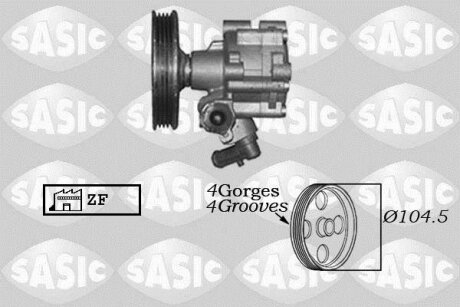 - Насос гідропідсилювача керма SASIC 7070003