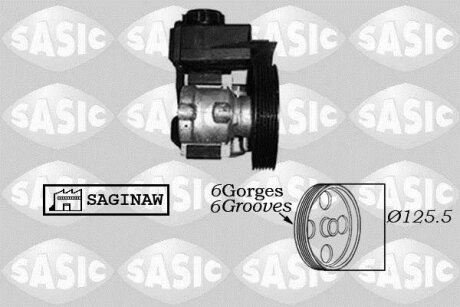 - Насос гідропідсилювача керма SASIC 7070015