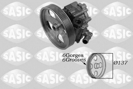 Насос ГУР PEUGEOT/CITROEN PARTNER/BERLINGO 08- 1.6i SASIC 7070057