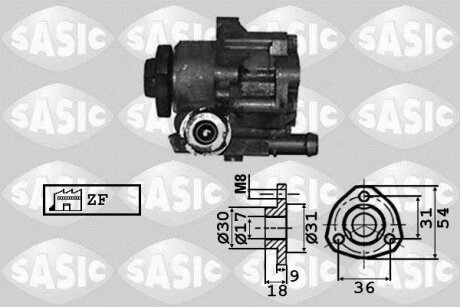 - Насос гідропідсилювача керма SASIC 7076010