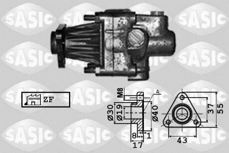 - Насос гідропідсилювача керма SASIC 7076011
