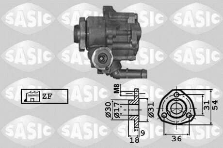 - Насос гідропідсилювача керма SASIC 7076023