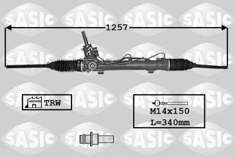 - Тяга кермова, поперечна SASIC 7170038
