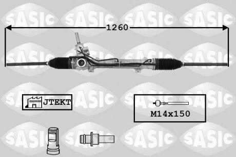 Рульова рейка з підсилювачем керма SASIC 7170041