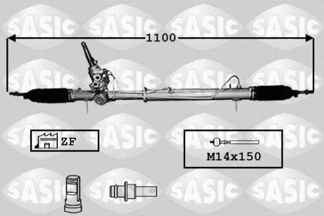 - Кермова рейка SASIC 7170046