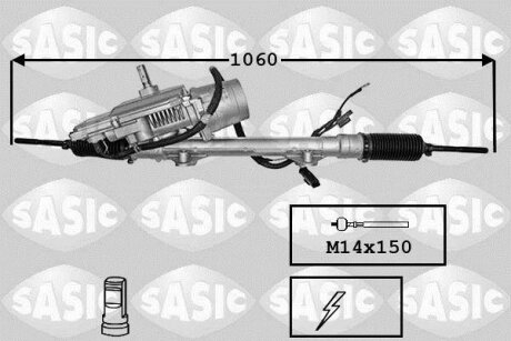 - Кермова рейка SASIC 7170055