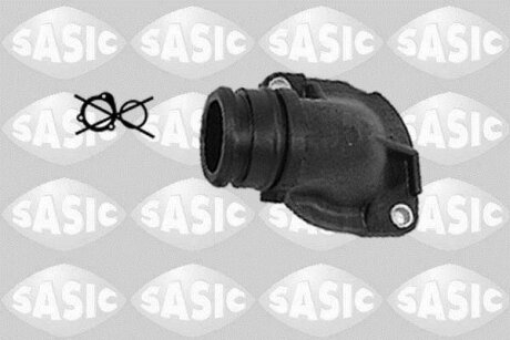 Фланец системы охлаждения VAG GOLF/CADDY/PASSAT 91- без прокл. SASIC 9000311