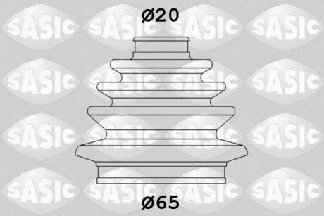 - Пильовик привідного валу SASIC 9004629