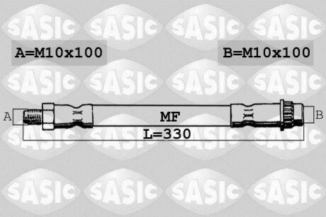 - Гальмівний шланг SASIC SBH4091