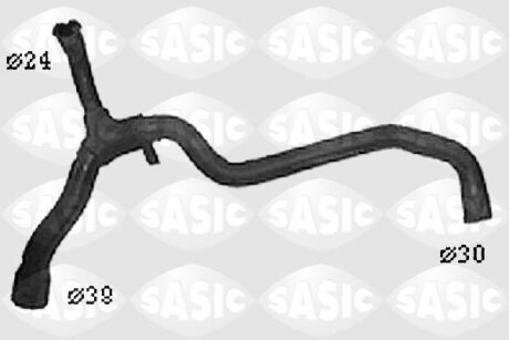 Шланг гумовий сист. охолоджен. SASIC SWH0292