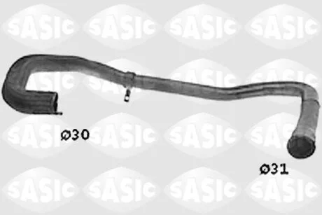 Шланг гумовий сист. охолоджен. SASIC SWH0293