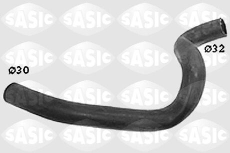 Шланг гумовий сист. охолоджен. SASIC SWH0319