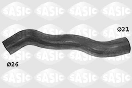 Шланг гумовий сист. охолоджен. SASIC SWH0324