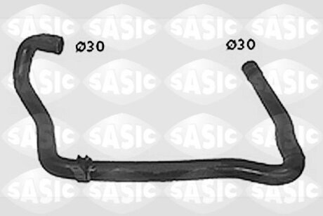 Шланг гумовий сист. охолоджен. SASIC SWH0484