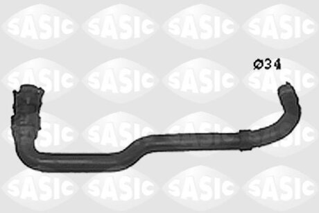 Шланг гумовий сист. охолоджен. SASIC SWH0487