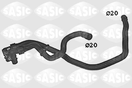 - Патрубок SASIC SWH0502