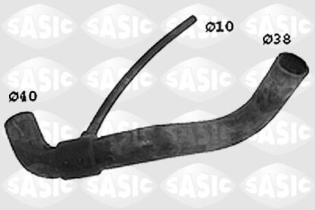 Шланг гумовий сист. охолоджен. SASIC SWH4186