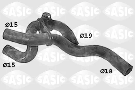 - Патрубок SASIC SWH4189