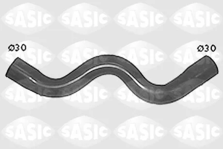 Патрубок радиатора RENAULT MEGANE E7J/K7M 96- 1.4/1.6 верх. SASIC SWH4197