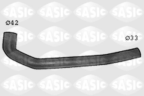 Шланг гумовий сист. охолоджен. SASIC SWH4213