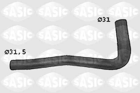 Шланг гумовий сист. охолоджен. SASIC SWH4214