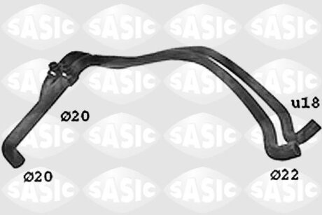 - Патрубок SASIC SWH4249