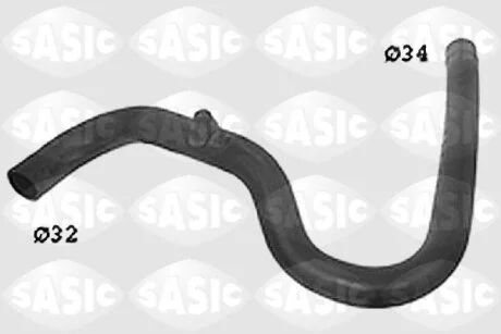 Шланг гумовий сист. охолоджен. SASIC SWH4251