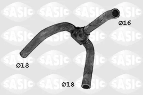 - Патрубок SASIC SWH4272