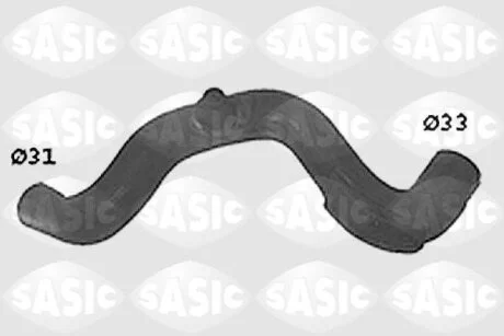 Шланг гумовий сист. охолоджен. SASIC SWH4276