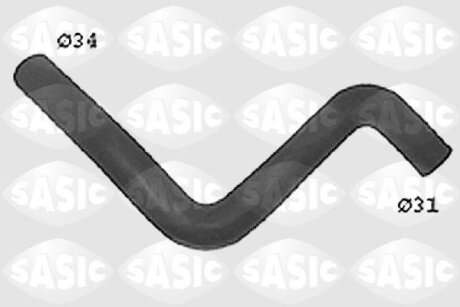 Шланг гумовий сист. охолоджен. SASIC SWH4281