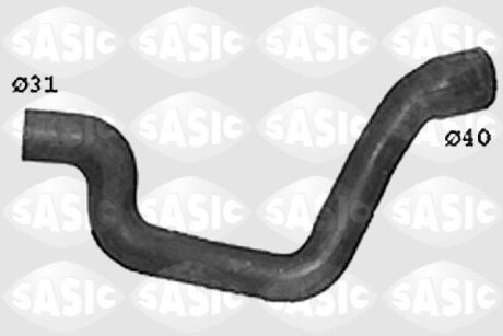 Шланг гумовий сист. охолоджен. SASIC SWH4286