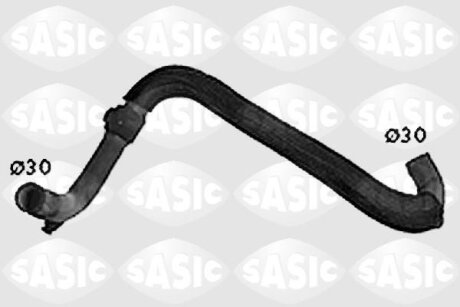 Шланг гумовий сист. охолоджен. SASIC SWH4309