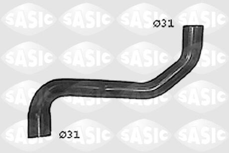 Патрубок радиатора верхний Clio2/Kangoo1 K4J/K4M SASIC SWH4314