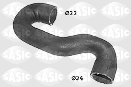 Шланг гумовий сист. охолоджен. SASIC SWH6755